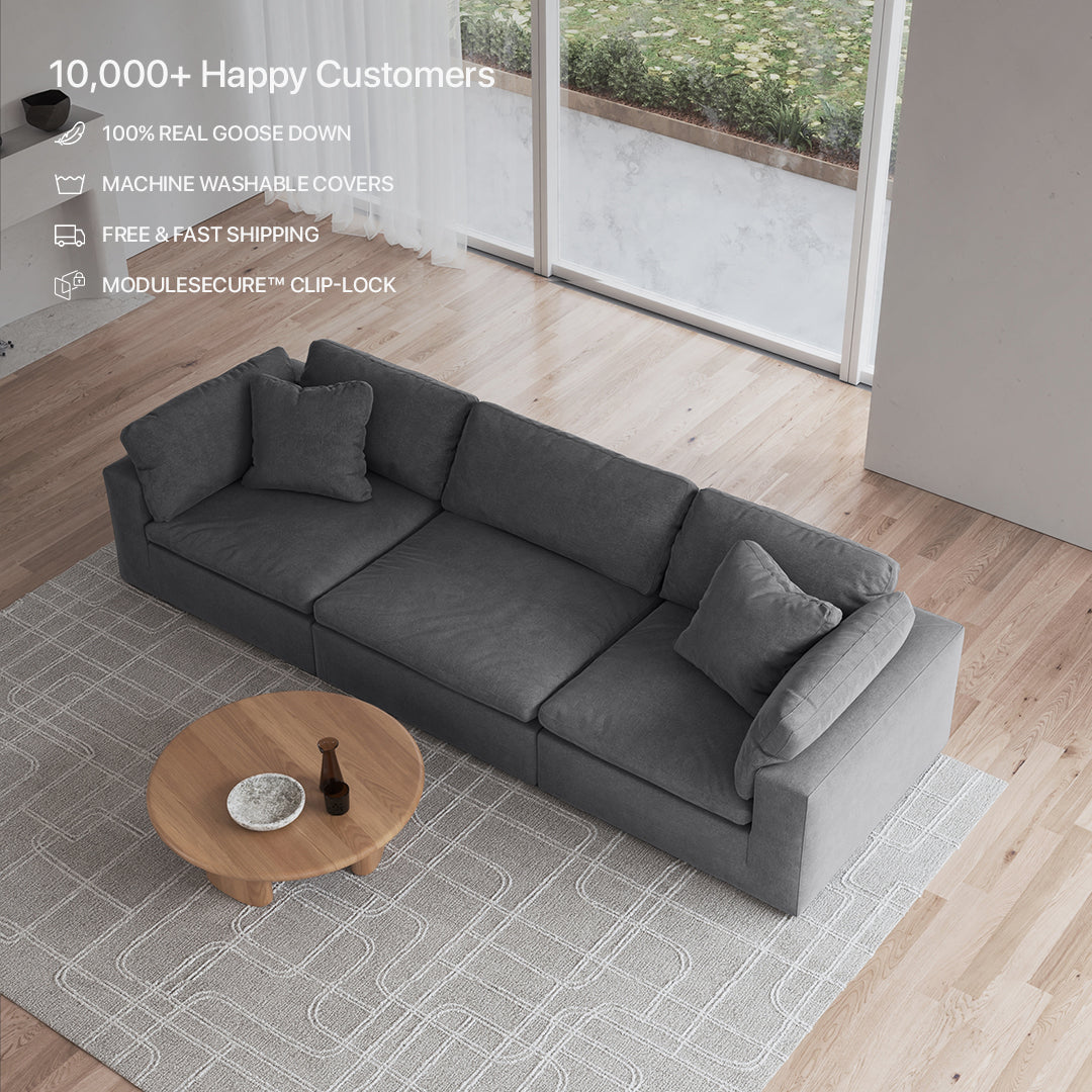 CloudForm™ 3-Seater Modular Sofa | Anthracite