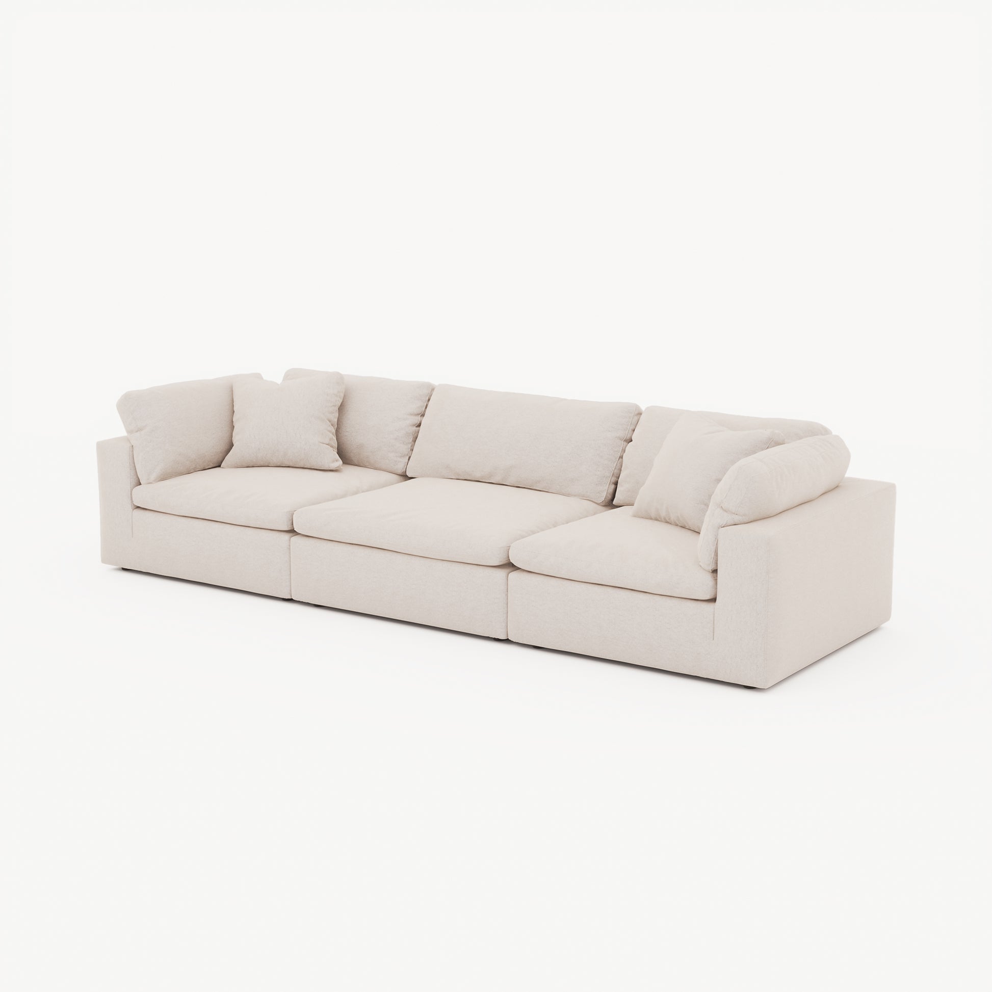 CloudForm™ 3-Seater Modular Sofa | Cream