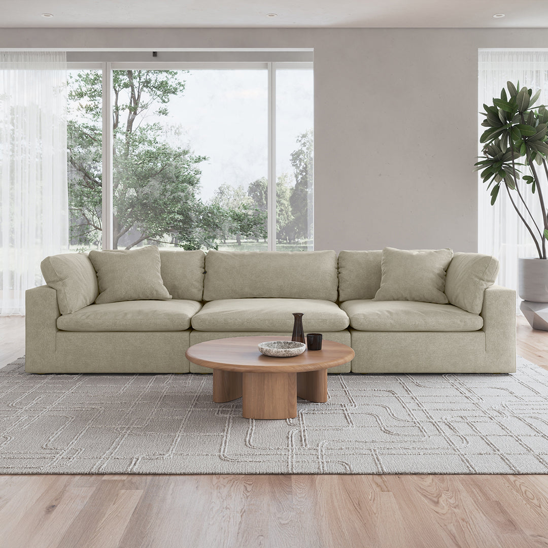 CloudForm™ 3-Seater Modular Sofa | Khaki