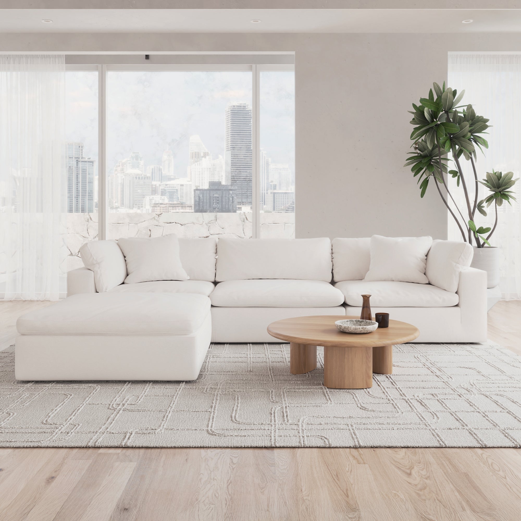 【美品】MOMONATURAL CLOUD SOFA +OTTOMAN MOMO NATURAL | モモ ナチュラル - オフィシャルサイト CLOUD SOFA