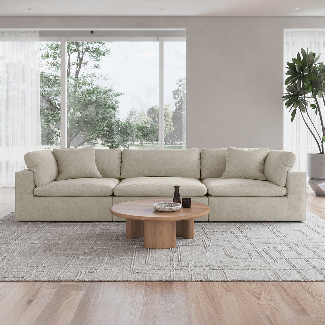 CloudForm™ 3-Seater Modular Sofa | Pearl | Sofatica