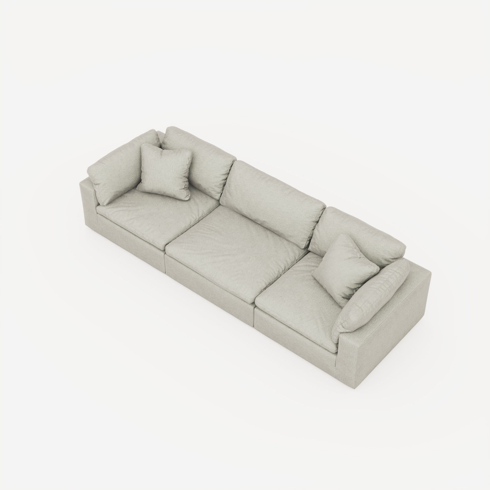 CloudForm™ 3-Seater Modular Sofa | Pearl