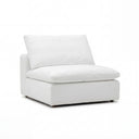Cloud Couch Armless Replacement Cover in White
