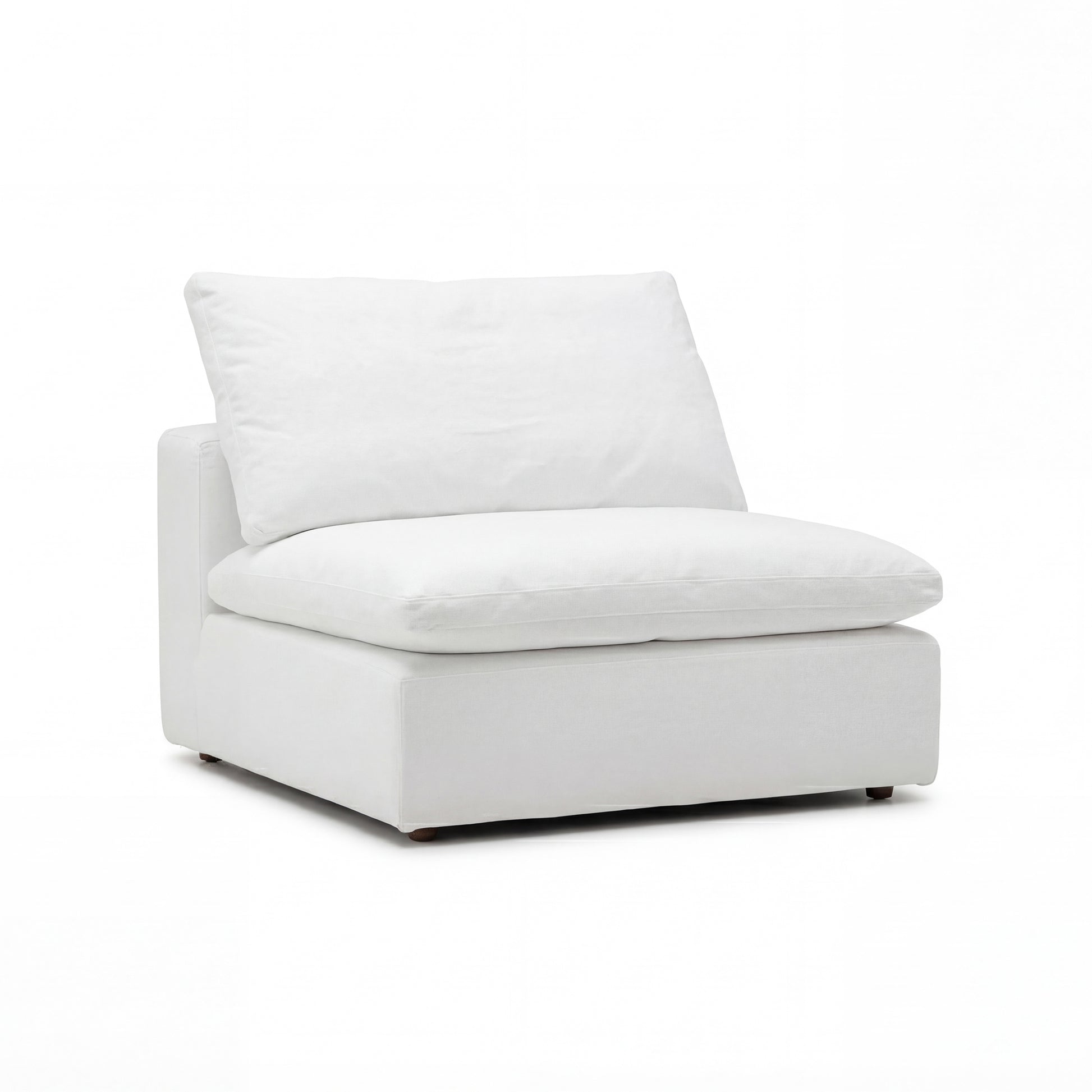 CloudForm™ 4-Seater + Ottoman Modular U-Sofa | White
