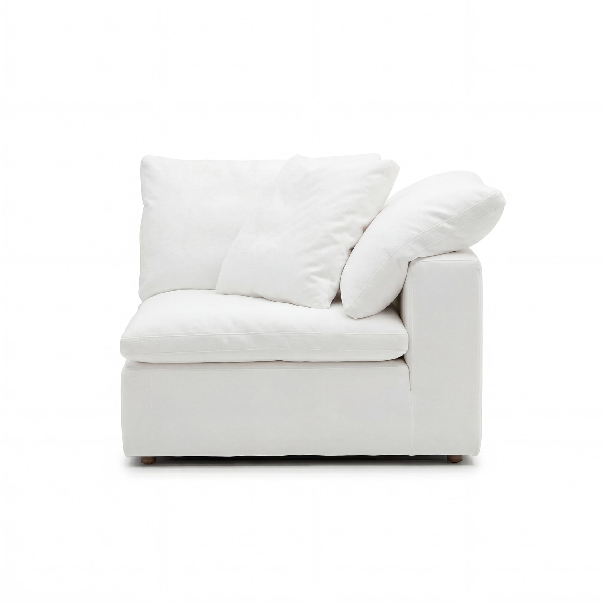 CloudForm™ Left Armrest Modular Sofa | White