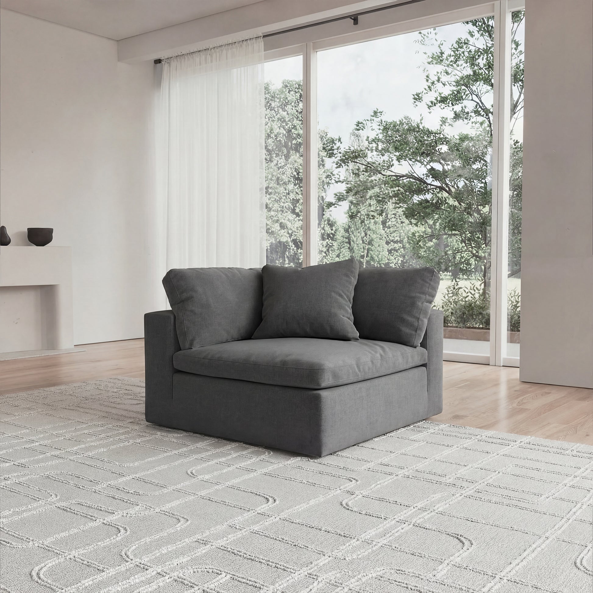CloudForm™ Corner Modular Sofa Luxe Version | Gray