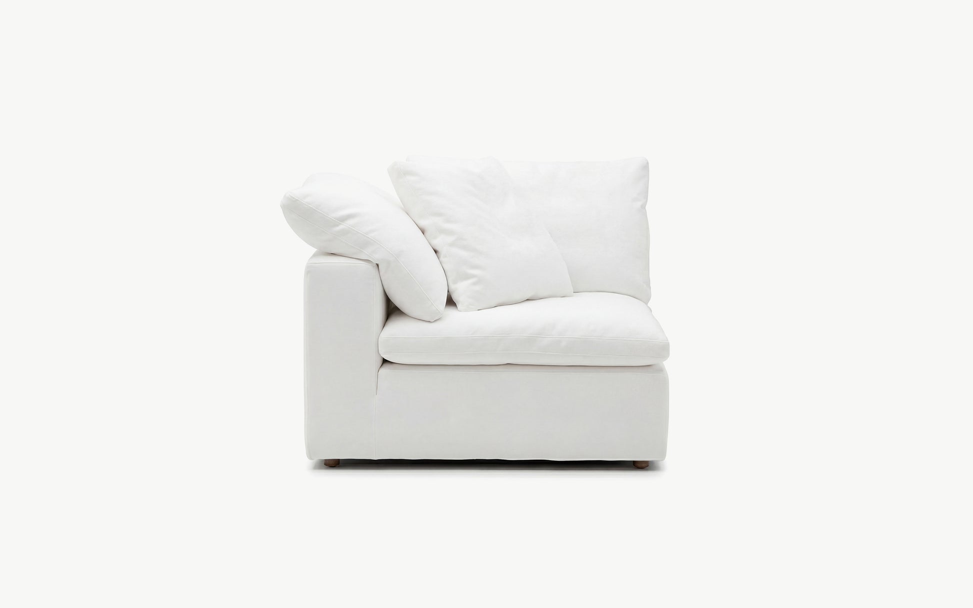 Cloud Couch Corner Modular Seater | White