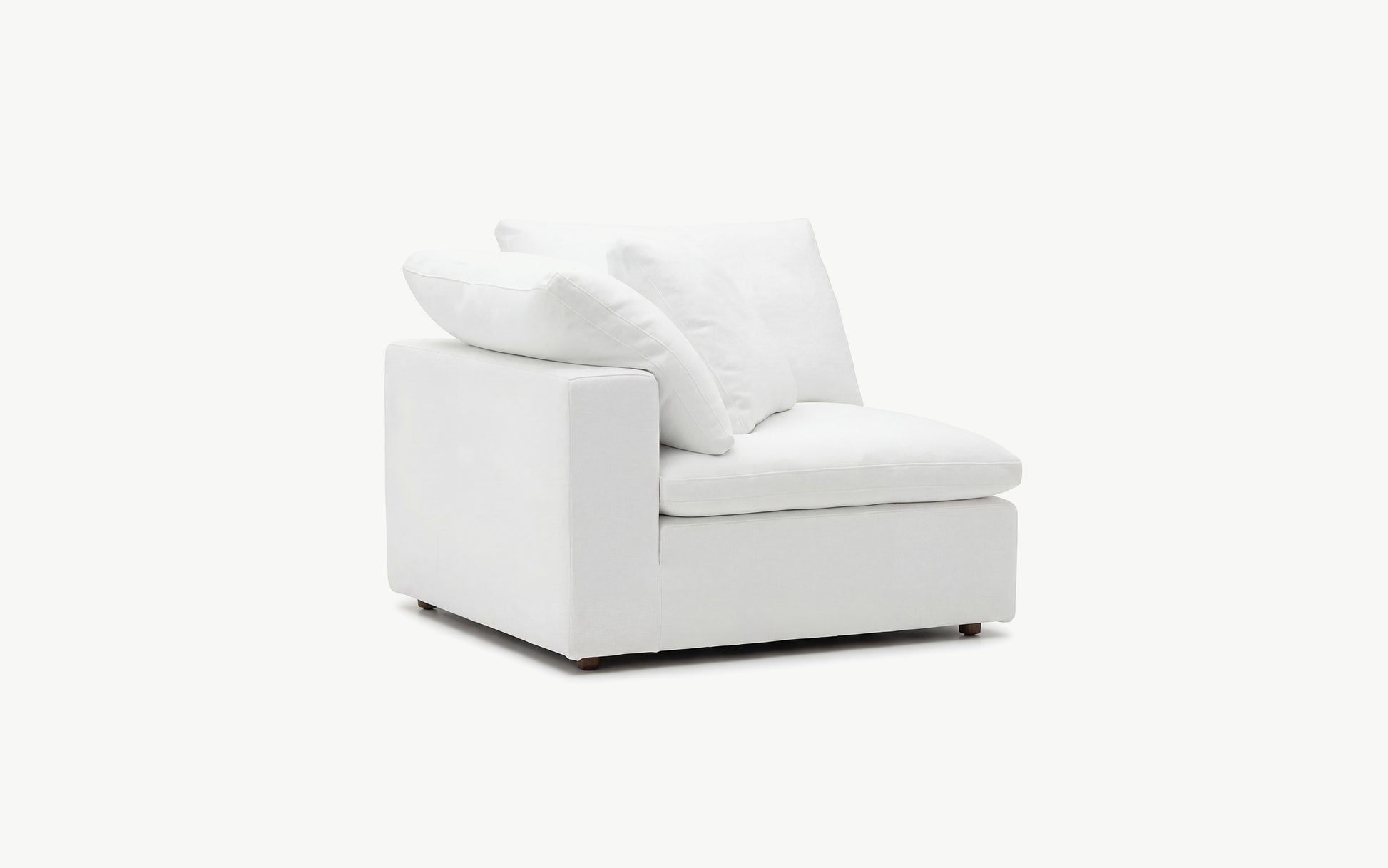 Cloud Couch Corner Modular Seater | White