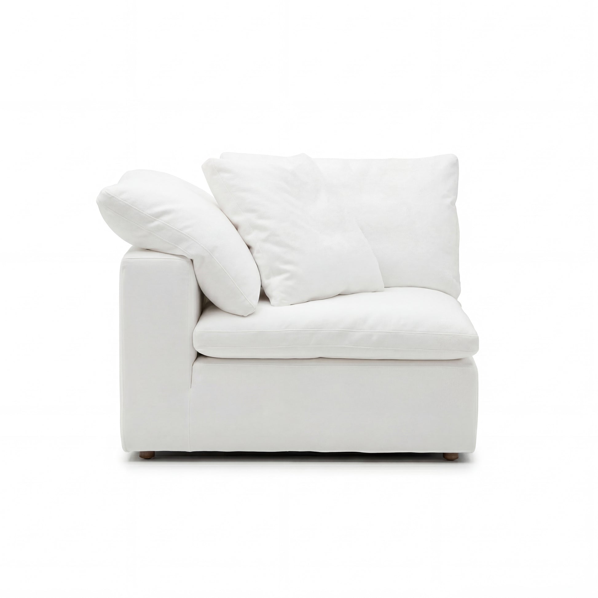 CloudForm™ Right Armrest Modular Sofa | White