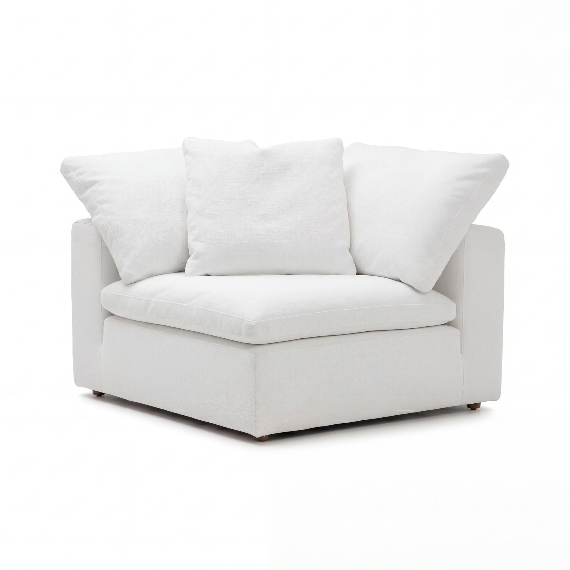 CloudForm™ Left Armrest Modular Sofa | White