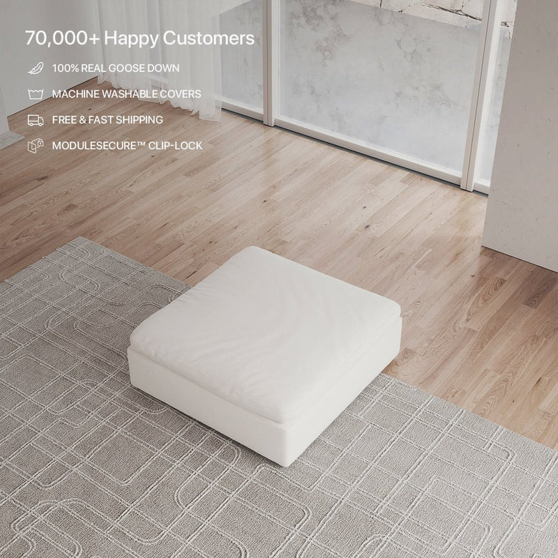 CloudForm™ Ottoman Modular Sofa | White