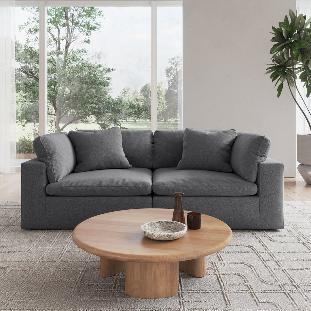 CloudForm™ 2-Seater Modular Sofa | Anthracite