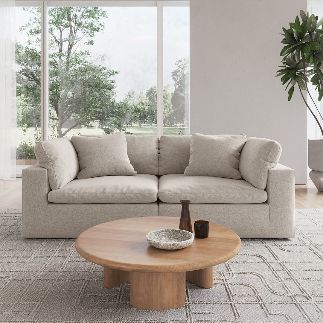 CloudForm™ 2-Seater Modular Sofa | Cream