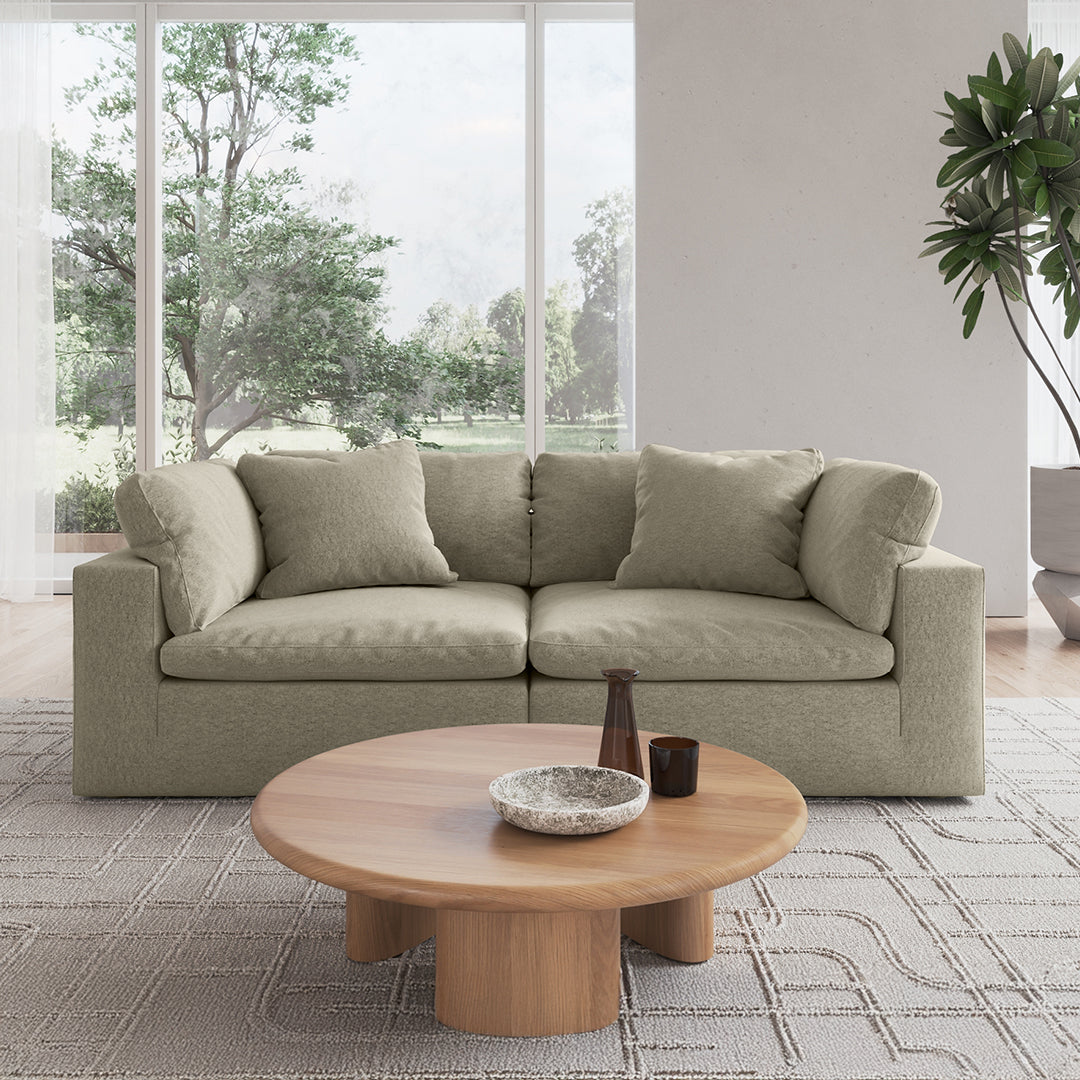CloudForm™ 2-Seater Modular Sofa | Khaki