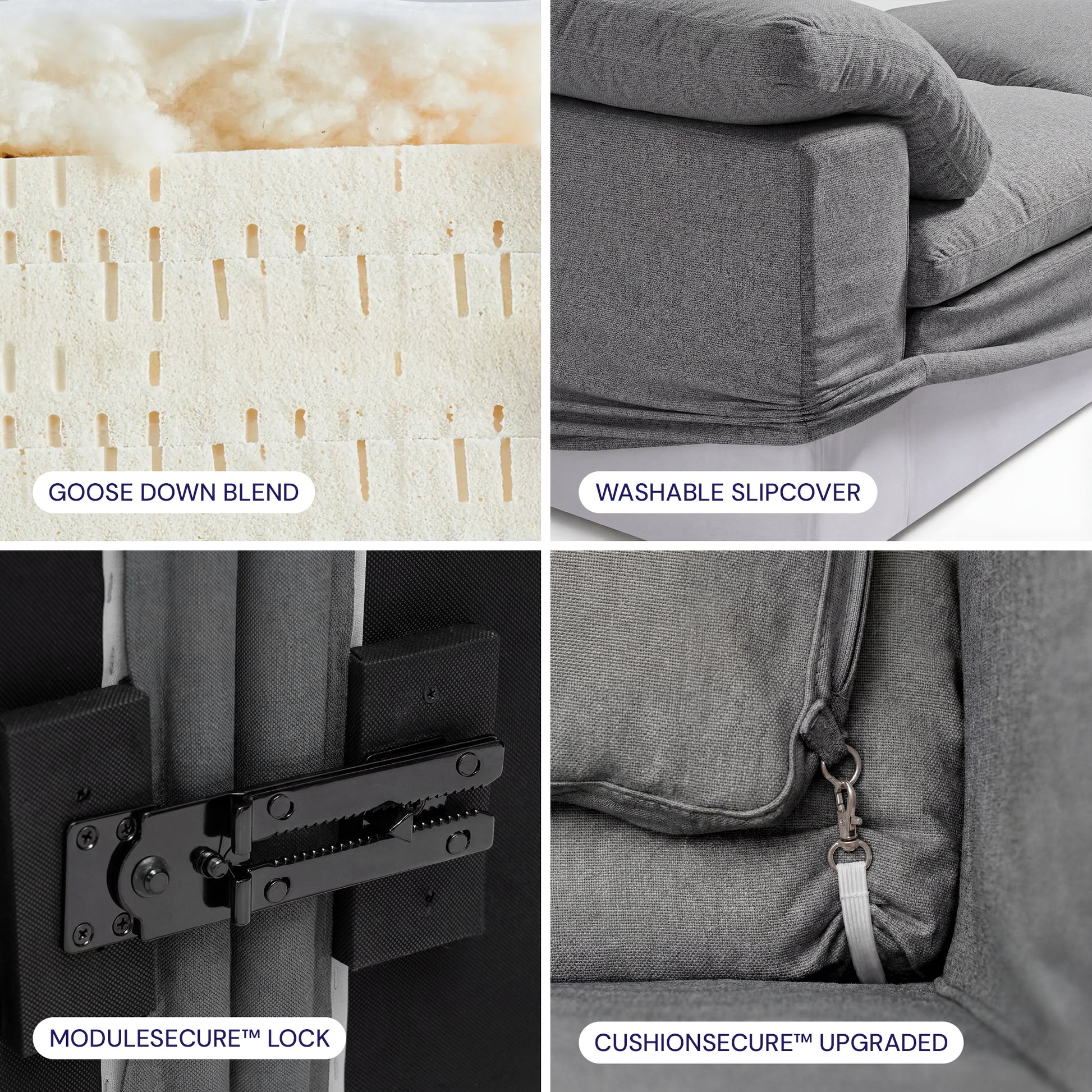 CloudForm™ Ottoman Modular Sofa Luxe Version | Gray