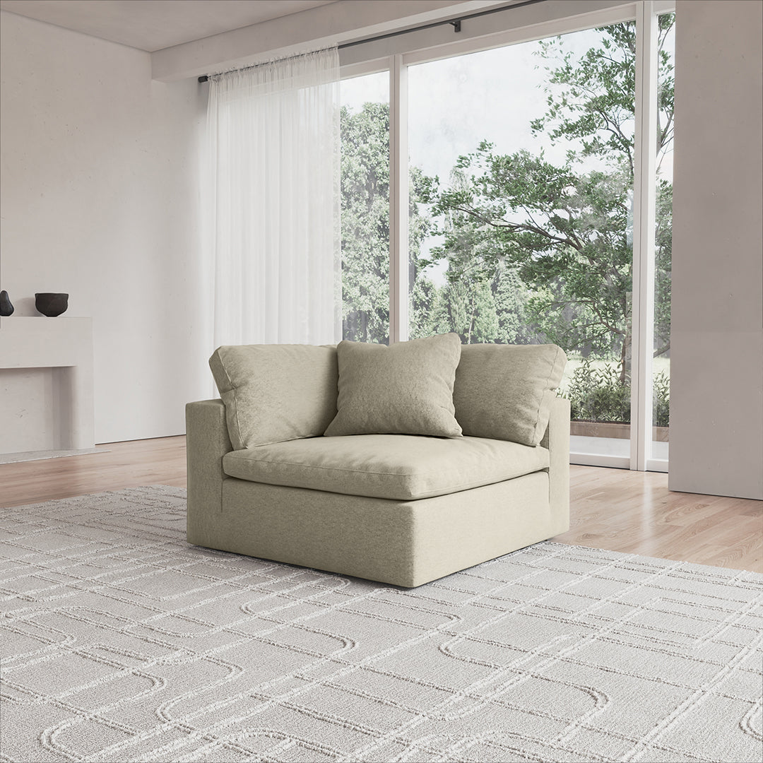 CloudForm™ Corner Modular Sofa | Khaki
