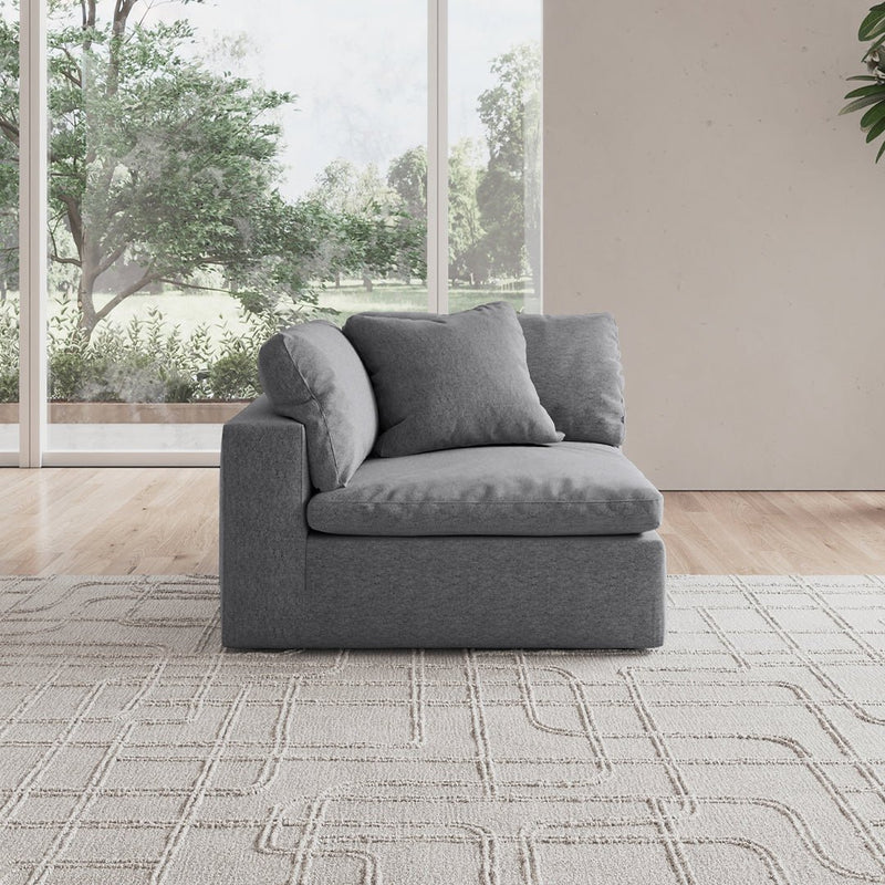 CloudForm™ Right Armrest Modular Sofa | Gray