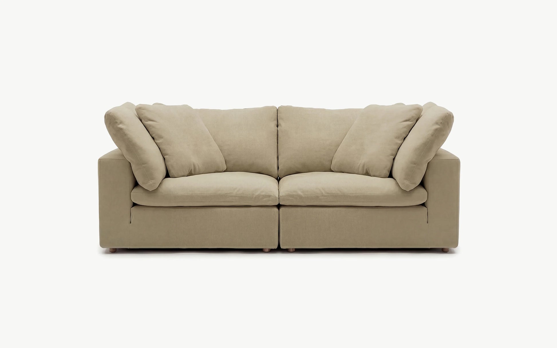 Cloud Couch 2-Seater Modular Loveseat | Beige