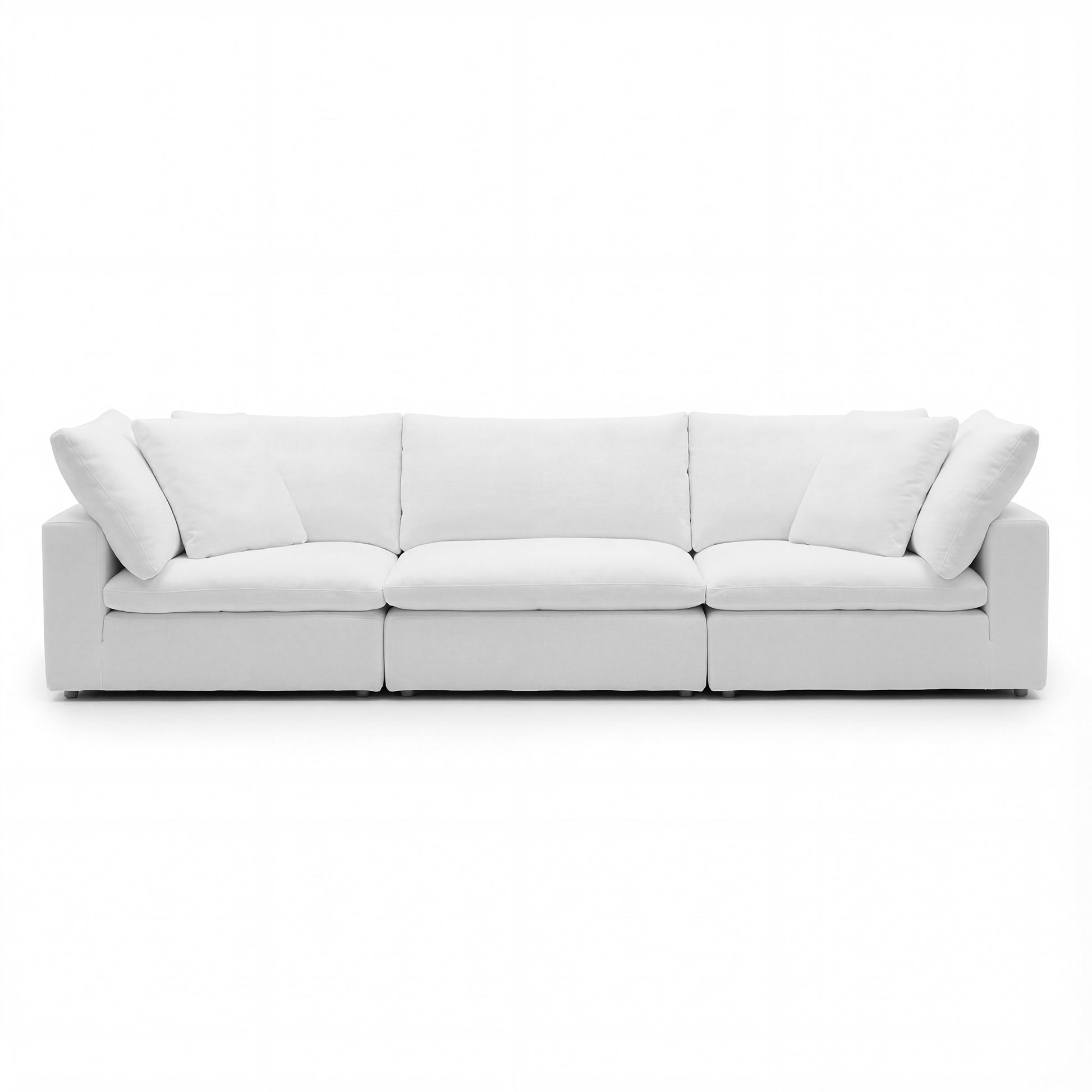 CloudForm™ 3-Seater Modular Sofa Luxe Version | White