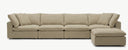 Cloud Couch Luxe 5-Seater Modular Sectional in Beige