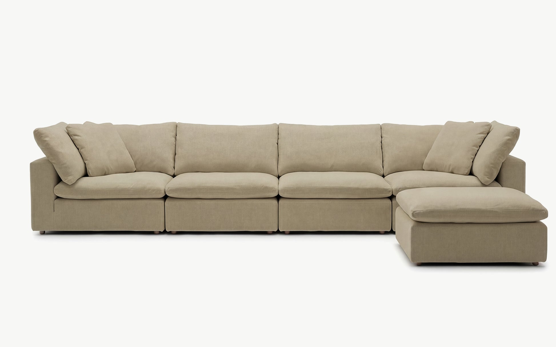 Cloud Couch Luxe 5-Seater Modular Sectional | Beige
