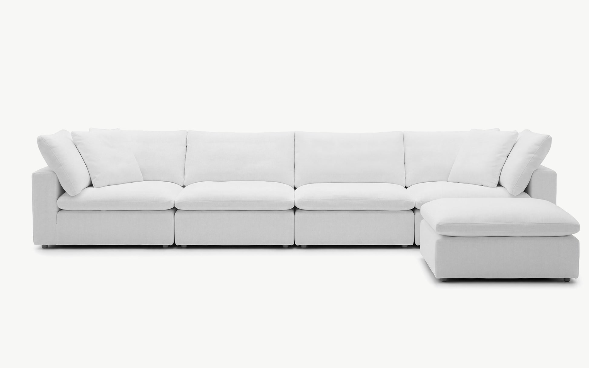 Cloud Couch 5-Seater Modular Sectional | White