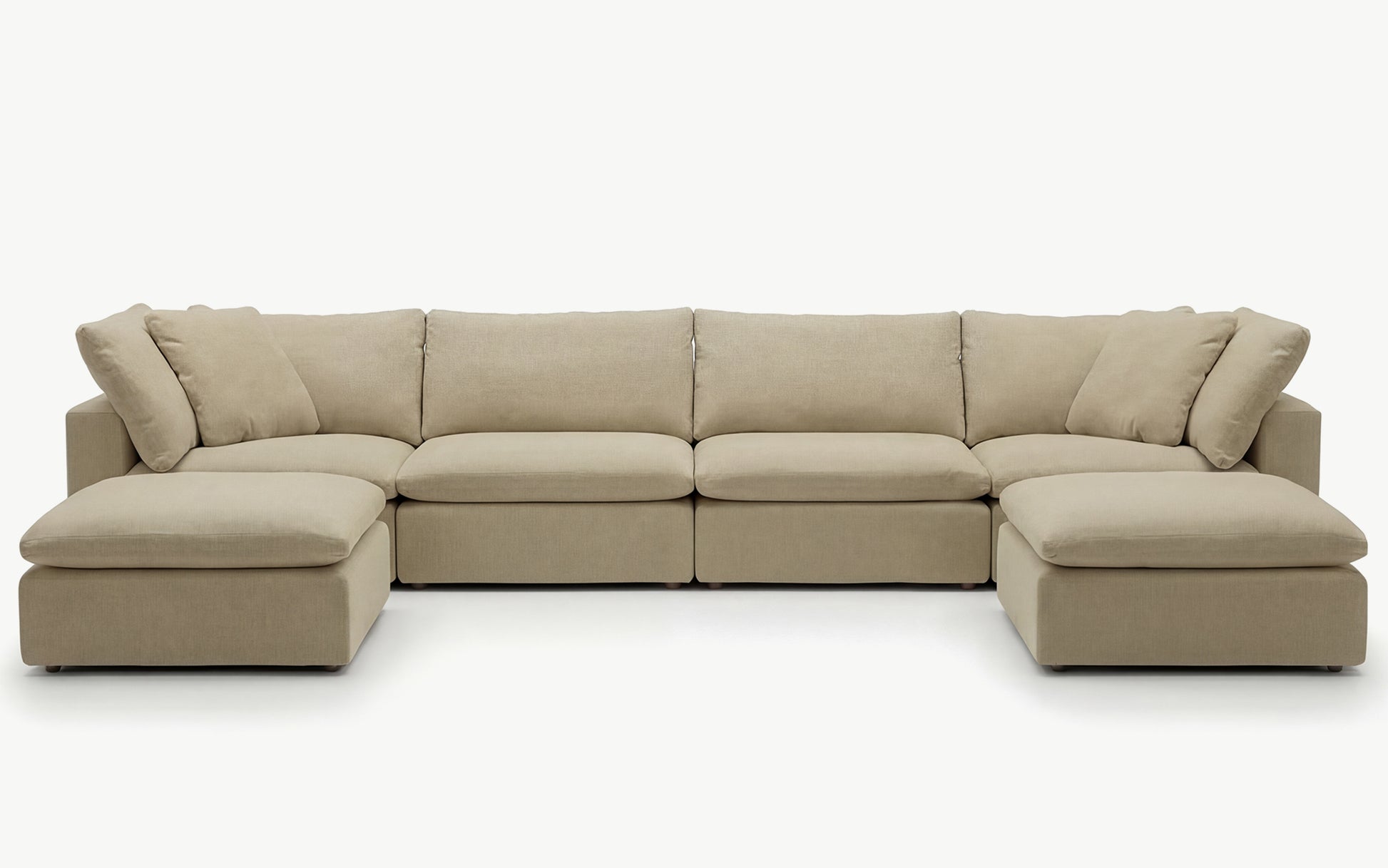 Cloud Couch Luxe 6-Seater Modular Sectional | Beige