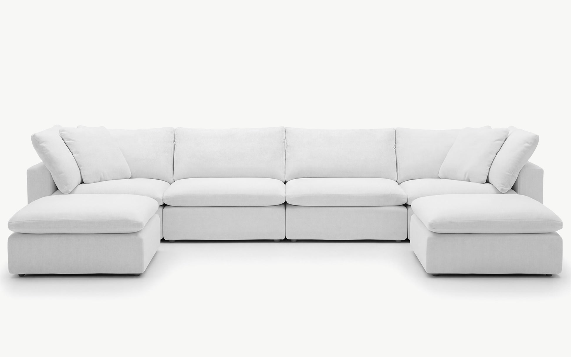 Cloud Couch 6-Seater Modular Sectional | White