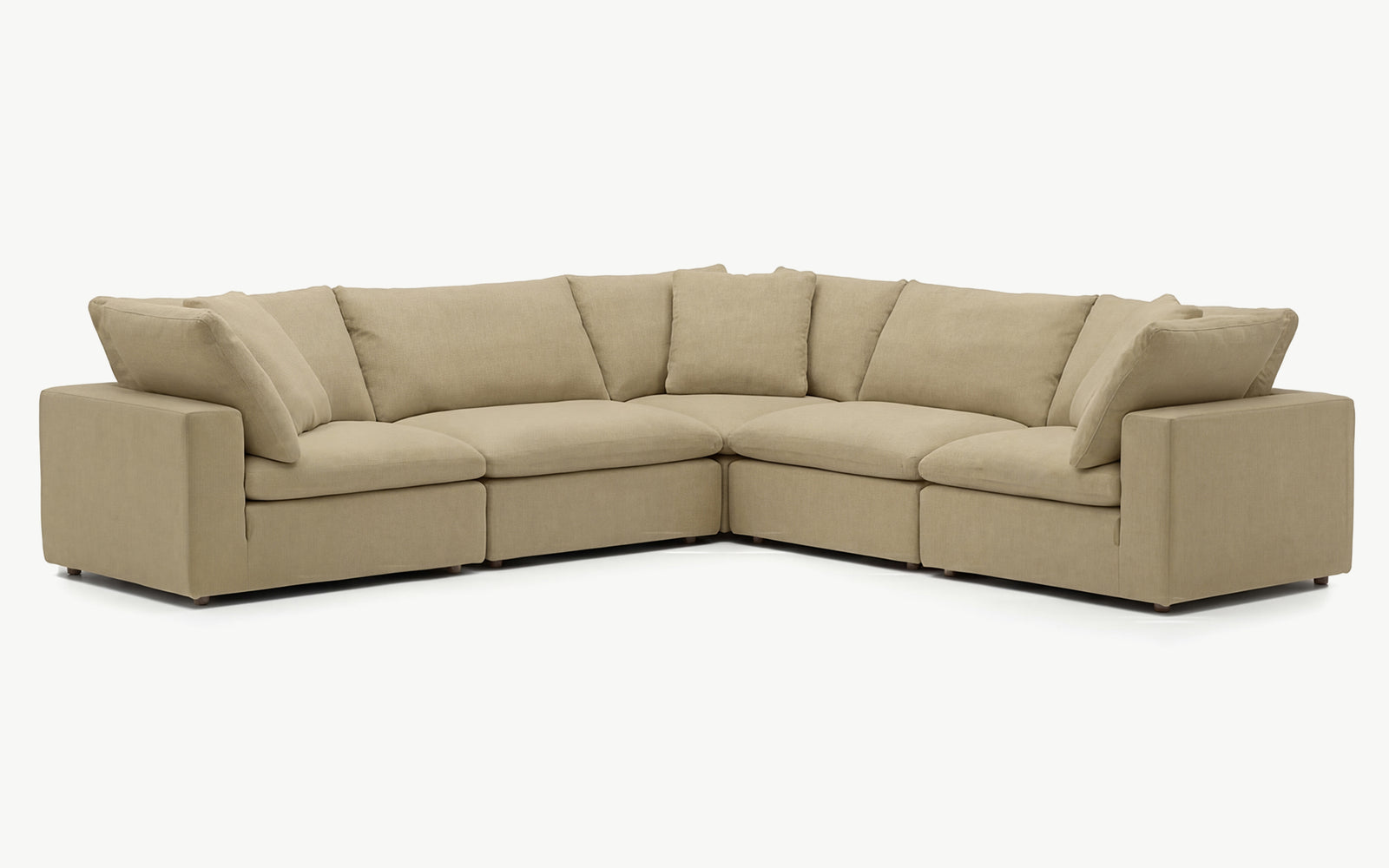 Cloud Couch 5-Seater Modular Corner Sectional | Beige