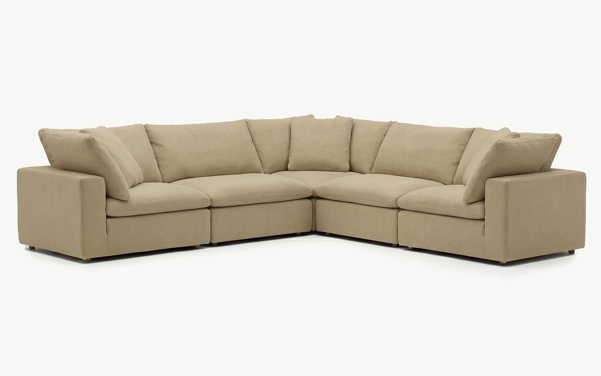 Cloud Couch 5-Seater Modular Corner Sectional | Beige