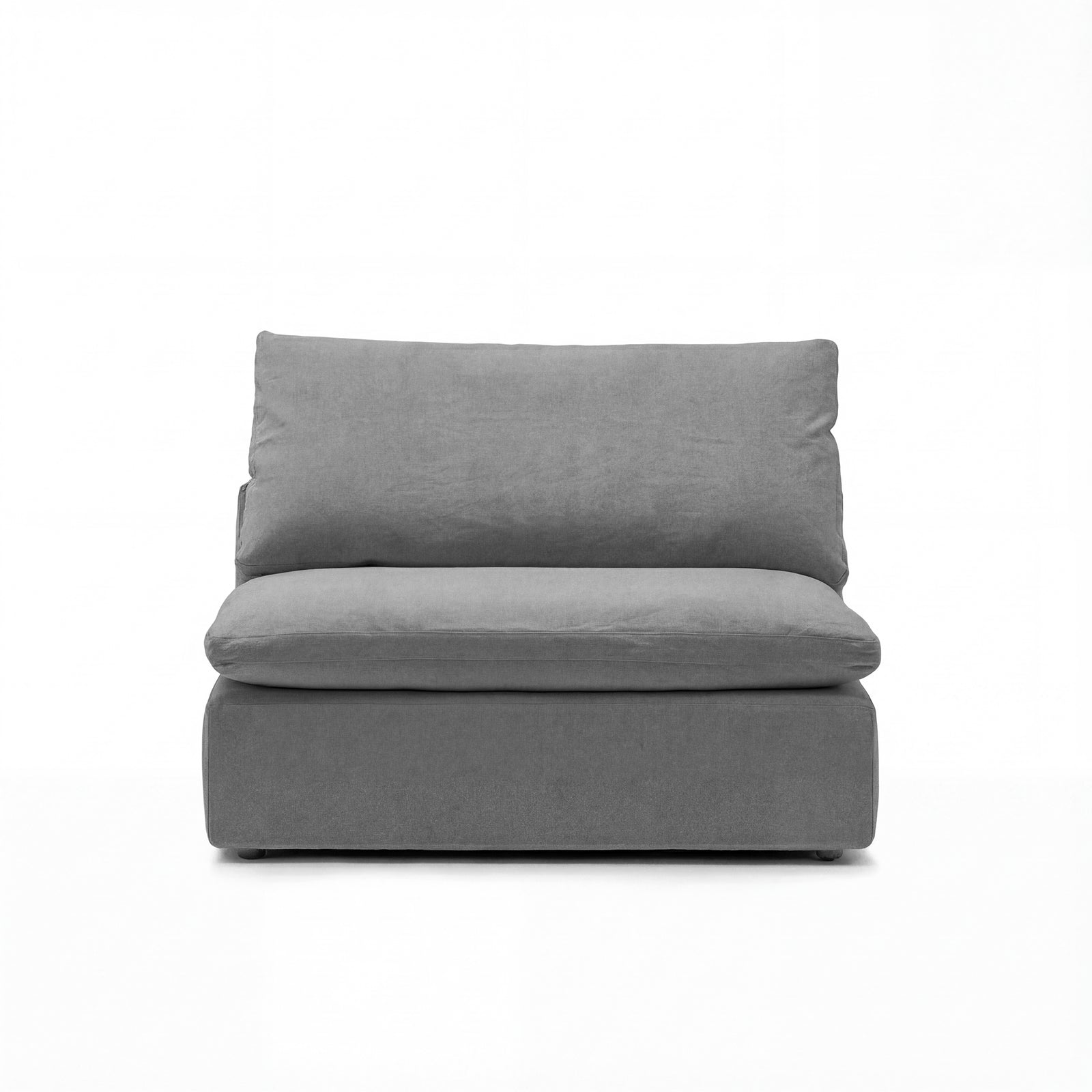 Cloud Couch Armless Replacement Cover | Gray