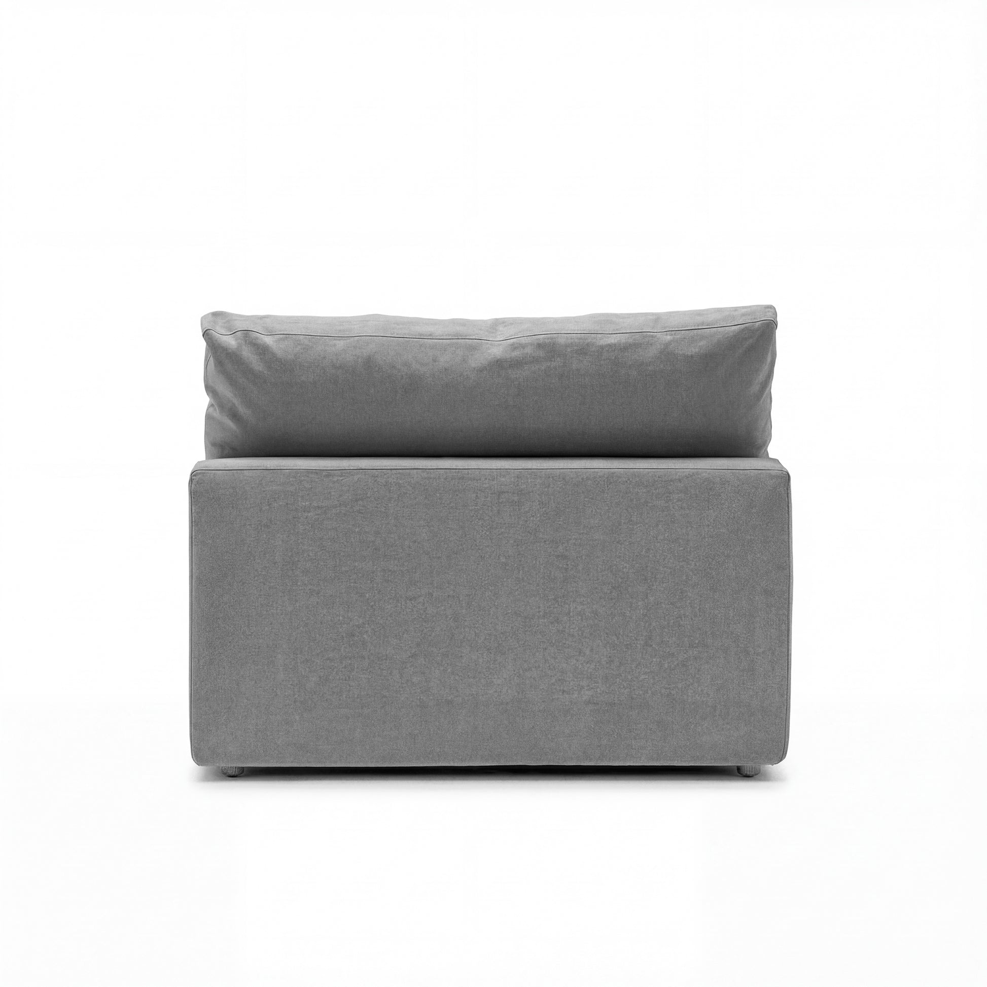 Cloud Couch Armless Replacement Cover | Gray