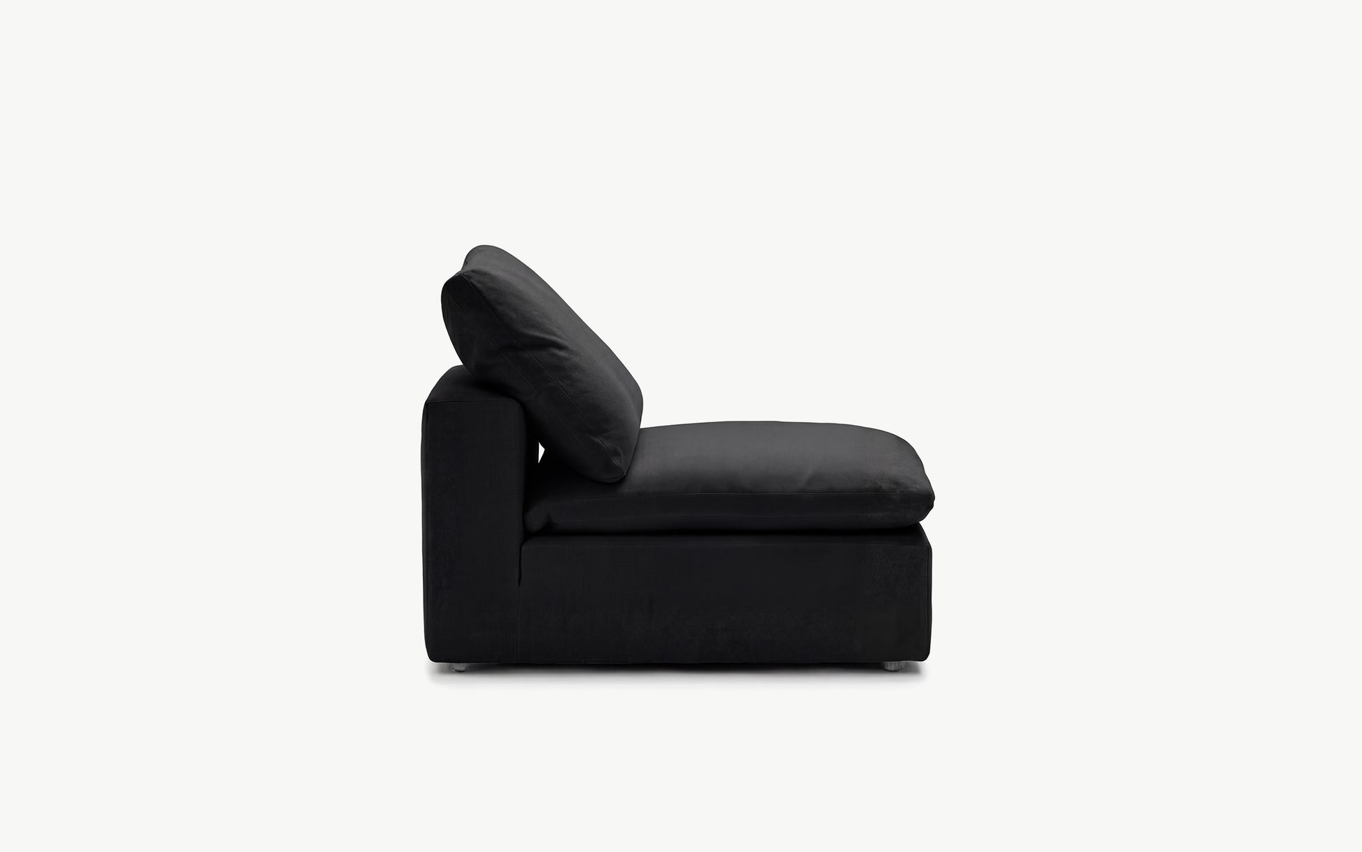 Cloud Couch Luxe 4-Seater Modular Sectional | Black