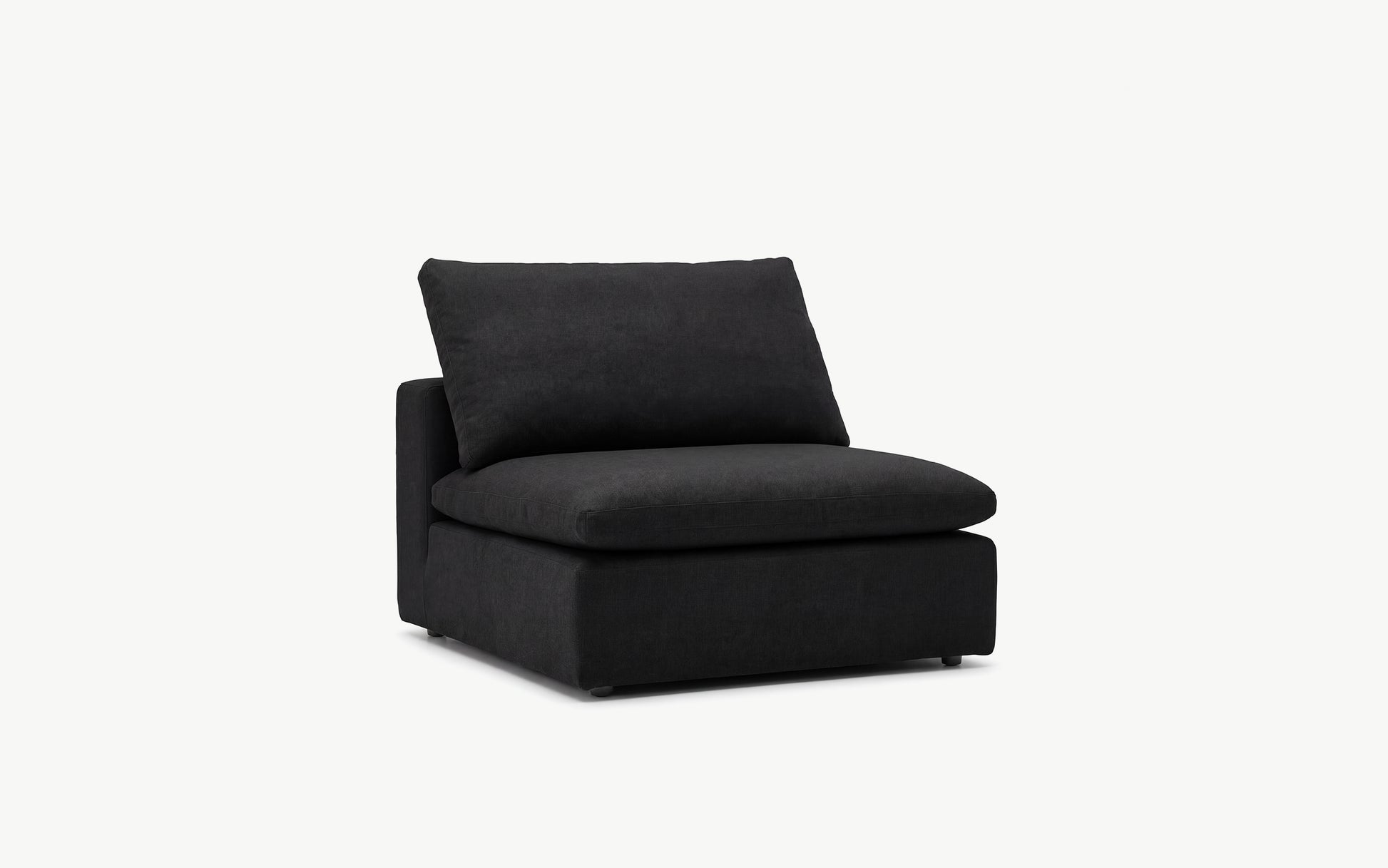 Cloud Couch Luxe 4-Seater Modular Sectional | Black