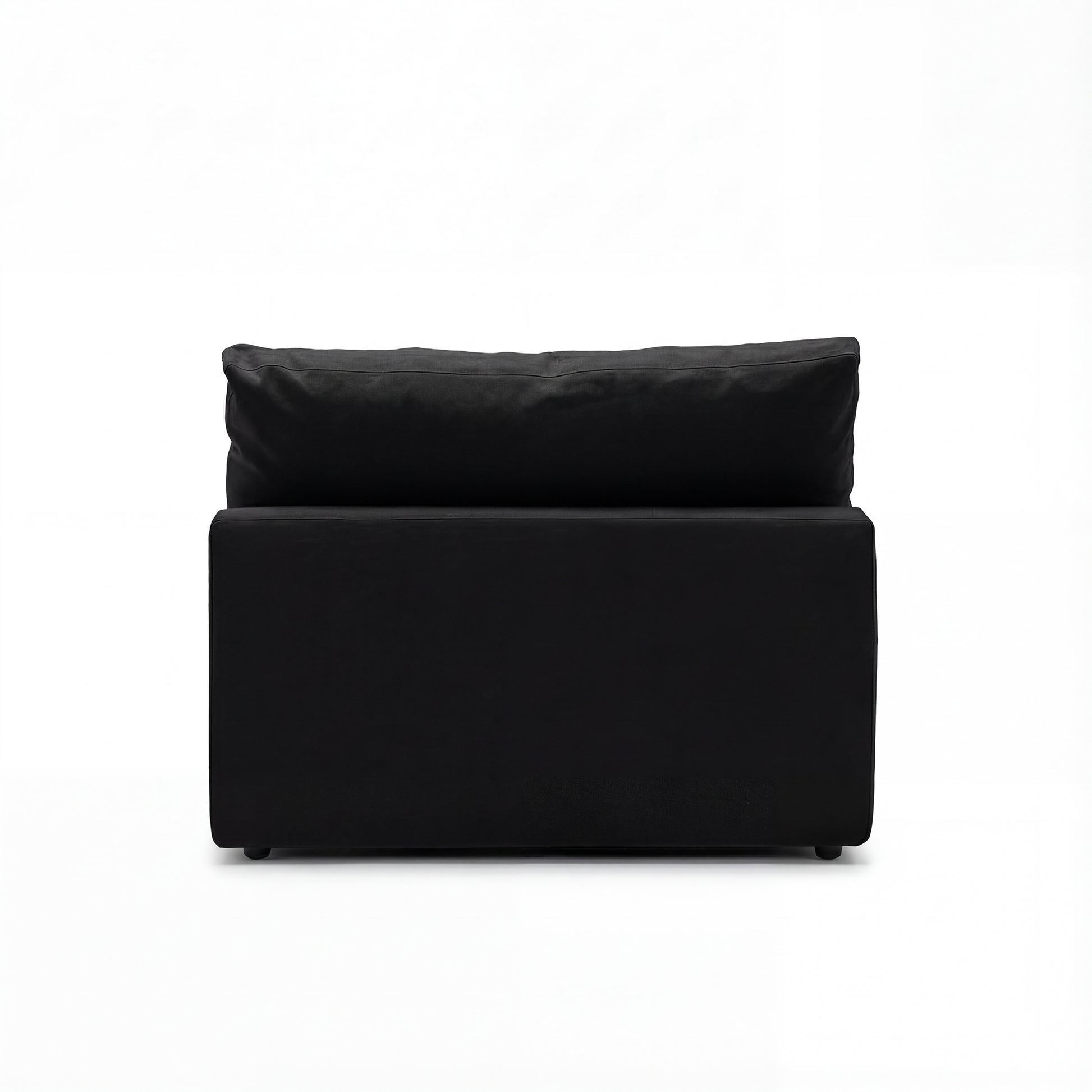 CloudForm™ Middle Armless Modular Sofa Luxe Version | Black