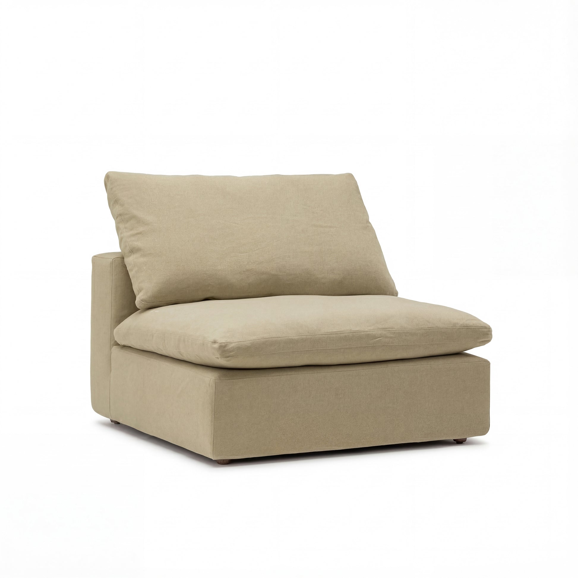 CloudForm™ 3-Seater + Ottoman Modular Sofa | Khaki