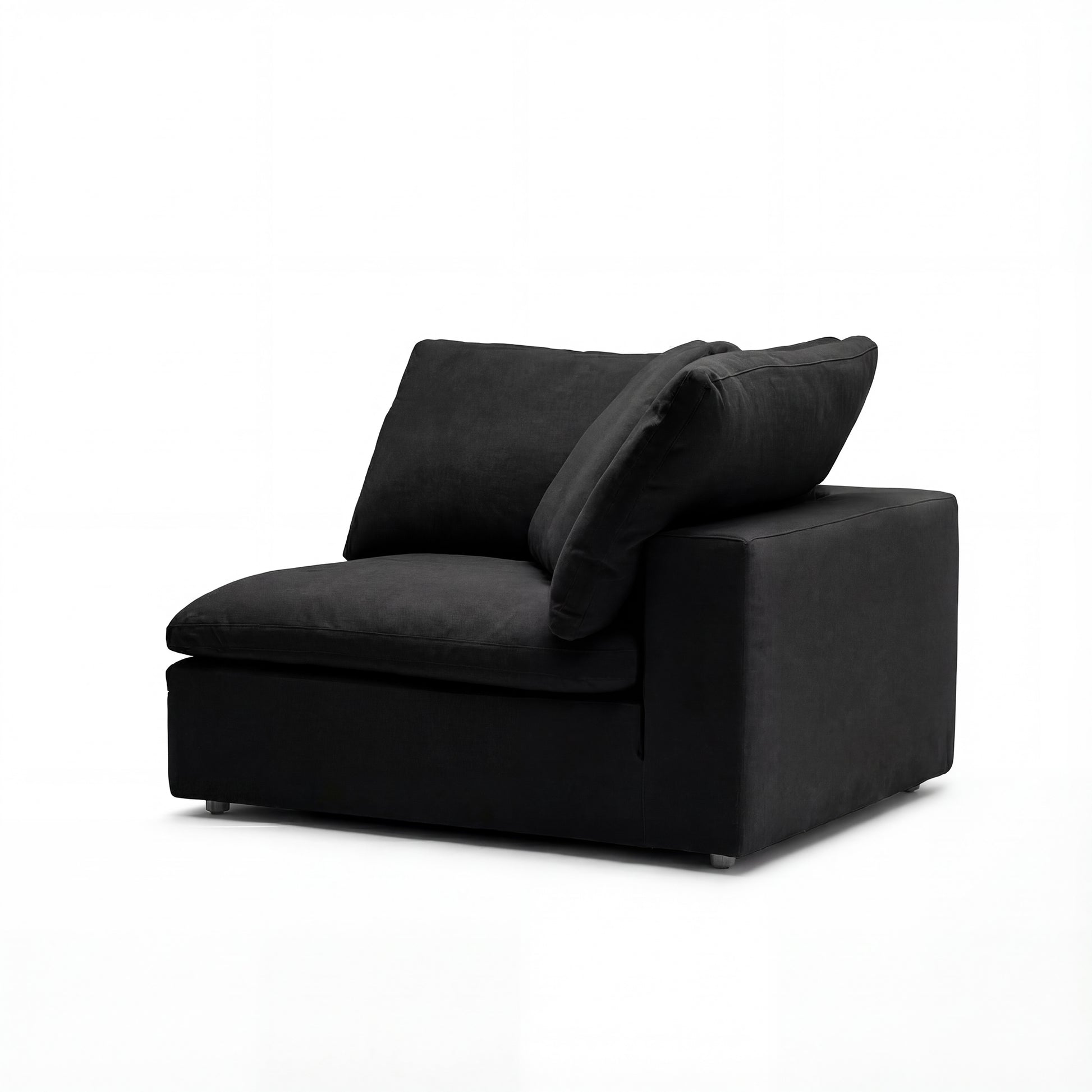 CloudForm™ Corner Modular Sofa Luxe Version | Black