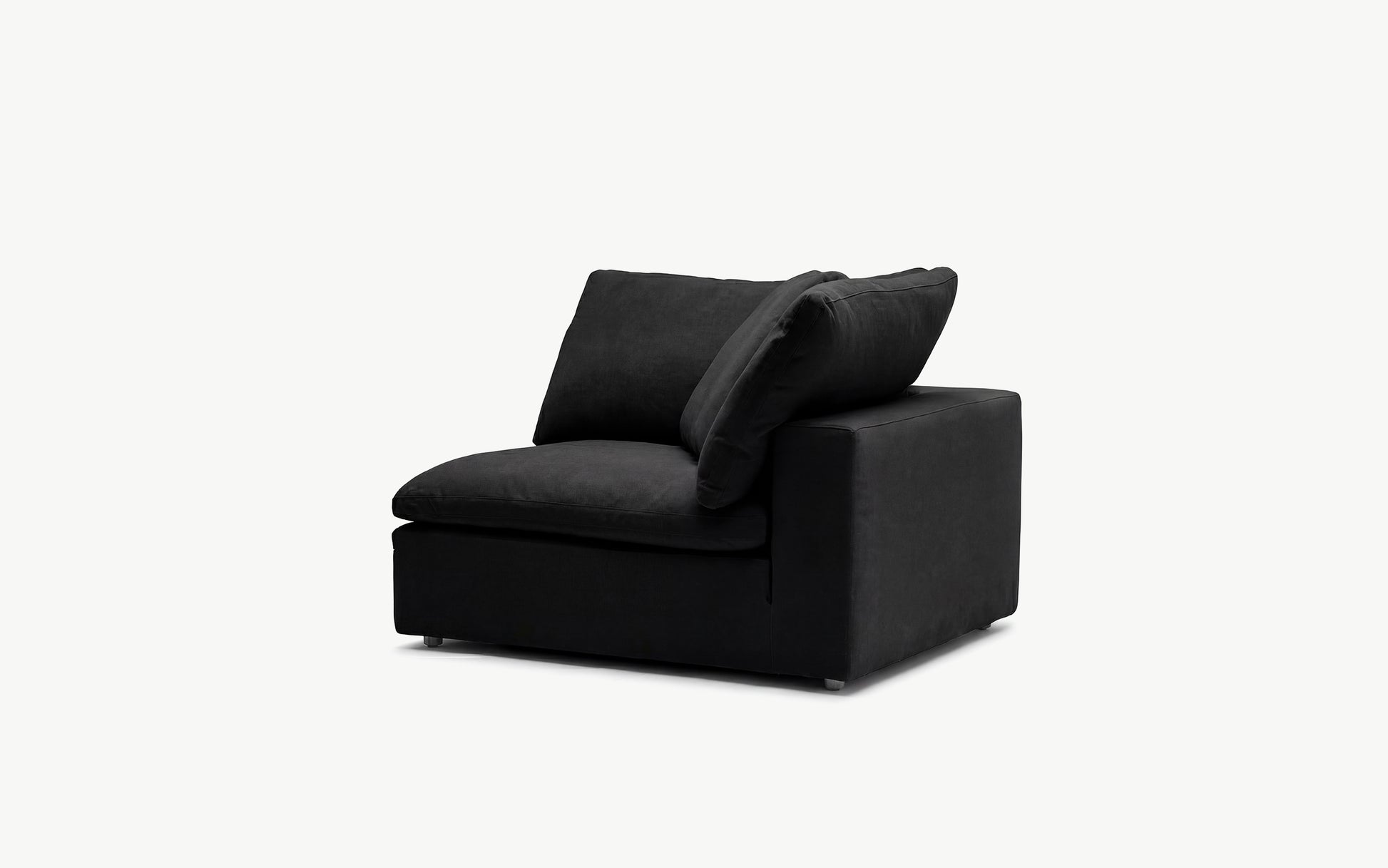 Cloud Couch Luxe 4-Seater Modular Sectional | Black