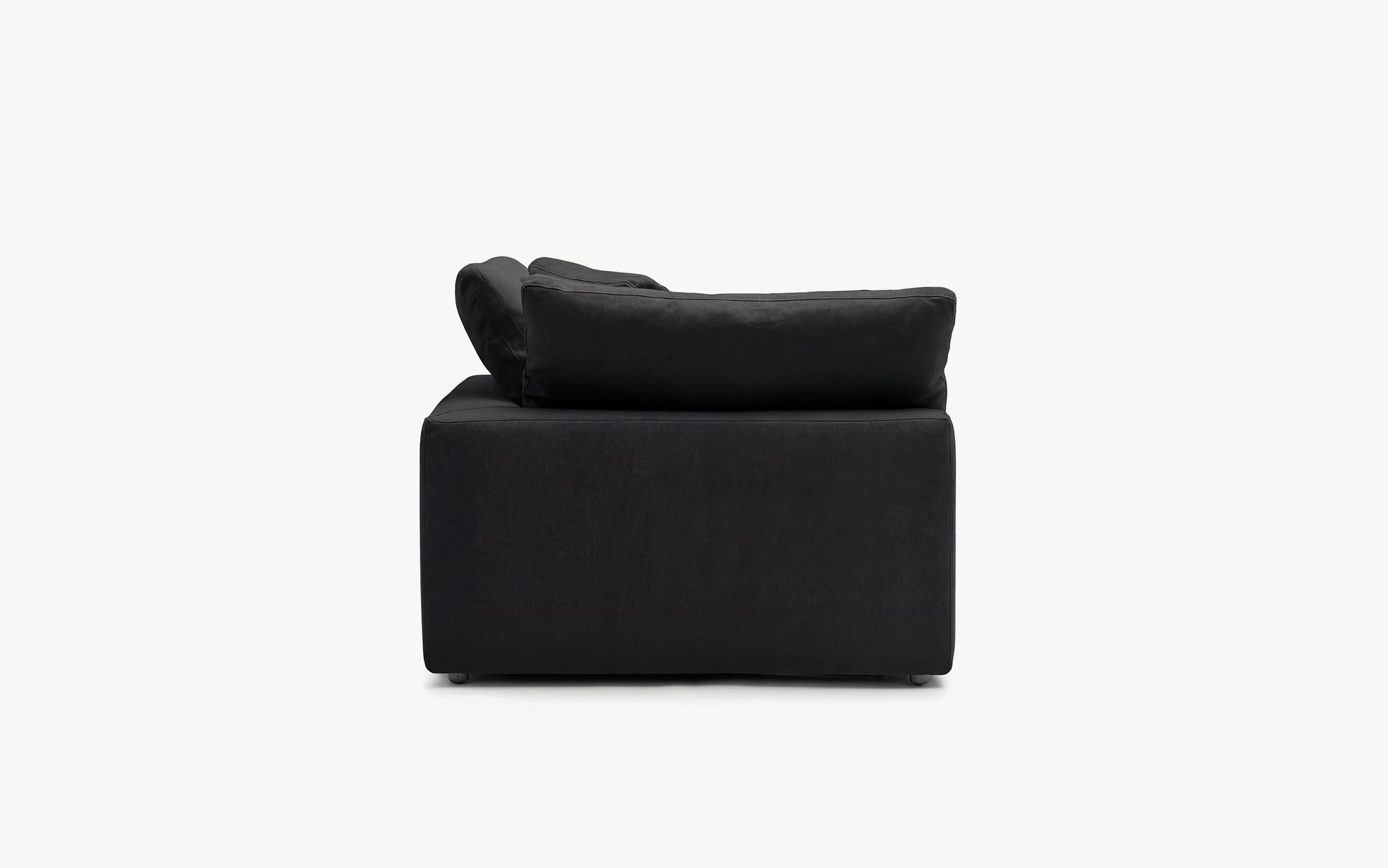 Cloud Couch Luxe 4-Seater Modular Sectional | Black