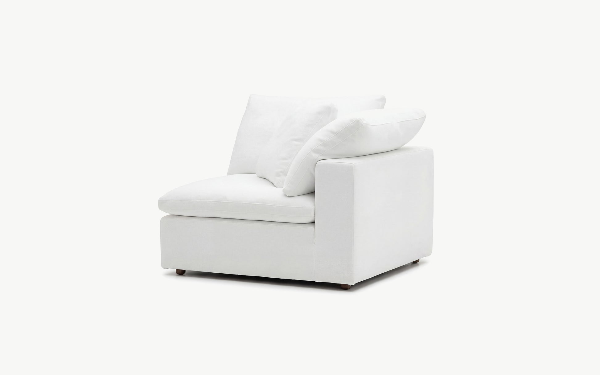 Cloud Couch Corner Modular Seater | White