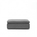 Cloud Couch Ottoman Replacement Cover in Gray