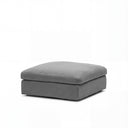 Cloud Couch Ottoman Replacement Cover in Gray
