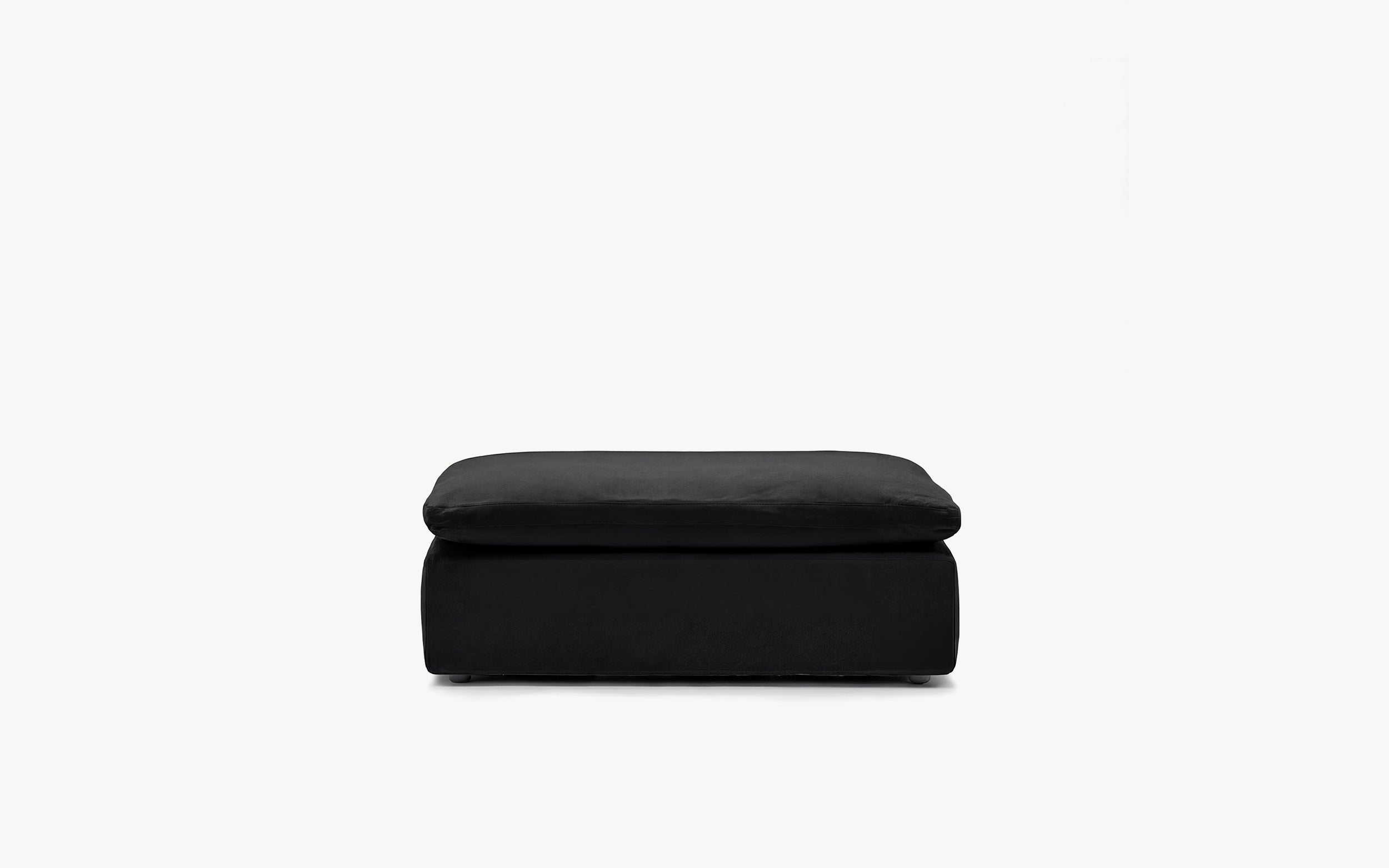 Cloud Couch Ottoman Modular Seater | Black