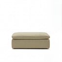 Cloud Couch Ottoman Replacement Cover in Beige