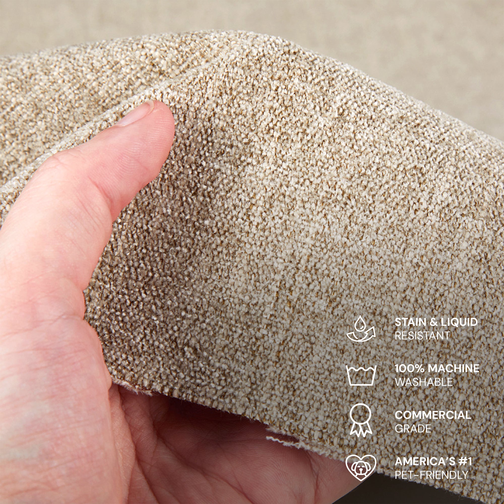 CloudForm™ Ottoman Slipcover | Beige