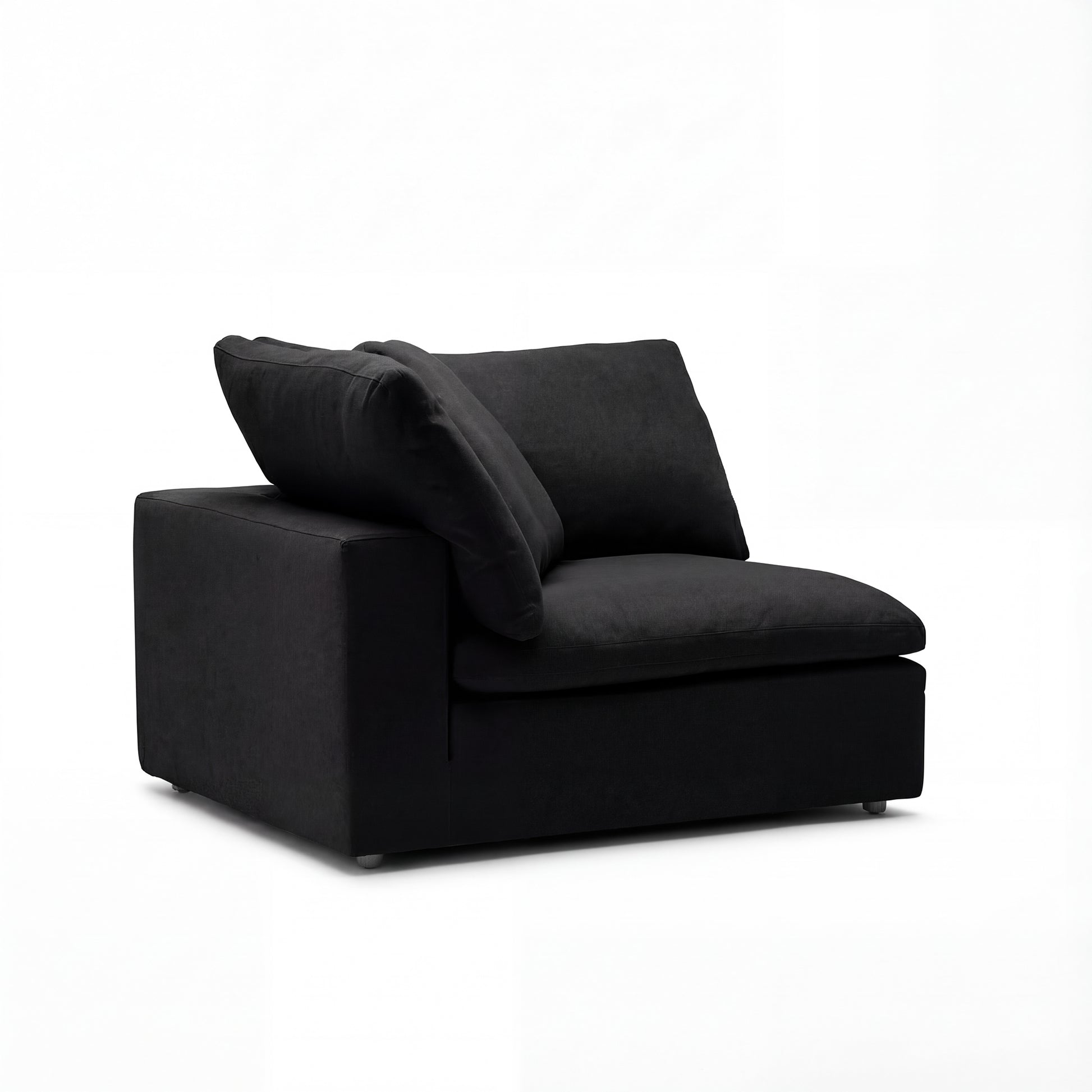 CloudForm™ Corner Modular Sofa Luxe Version | Black