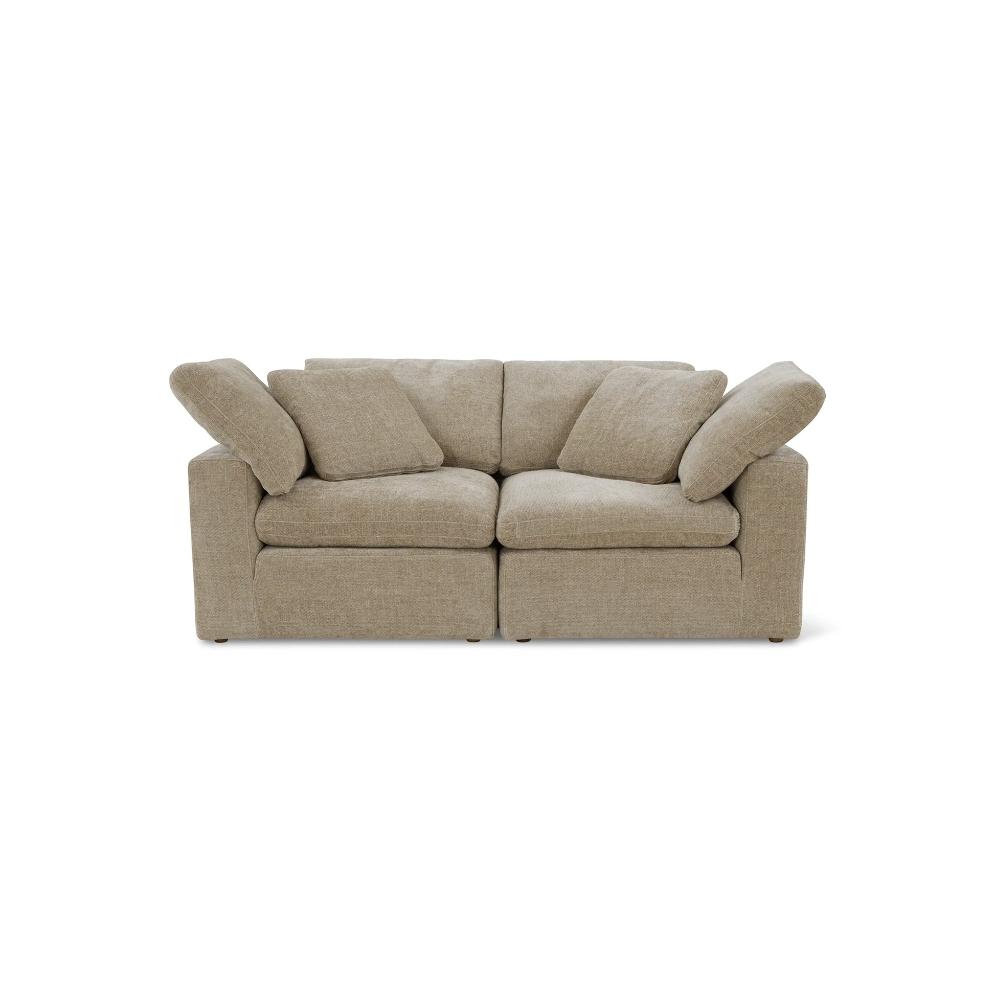 Sofatica® Modular 2-Seater Couch in Beige | Performance Fabric