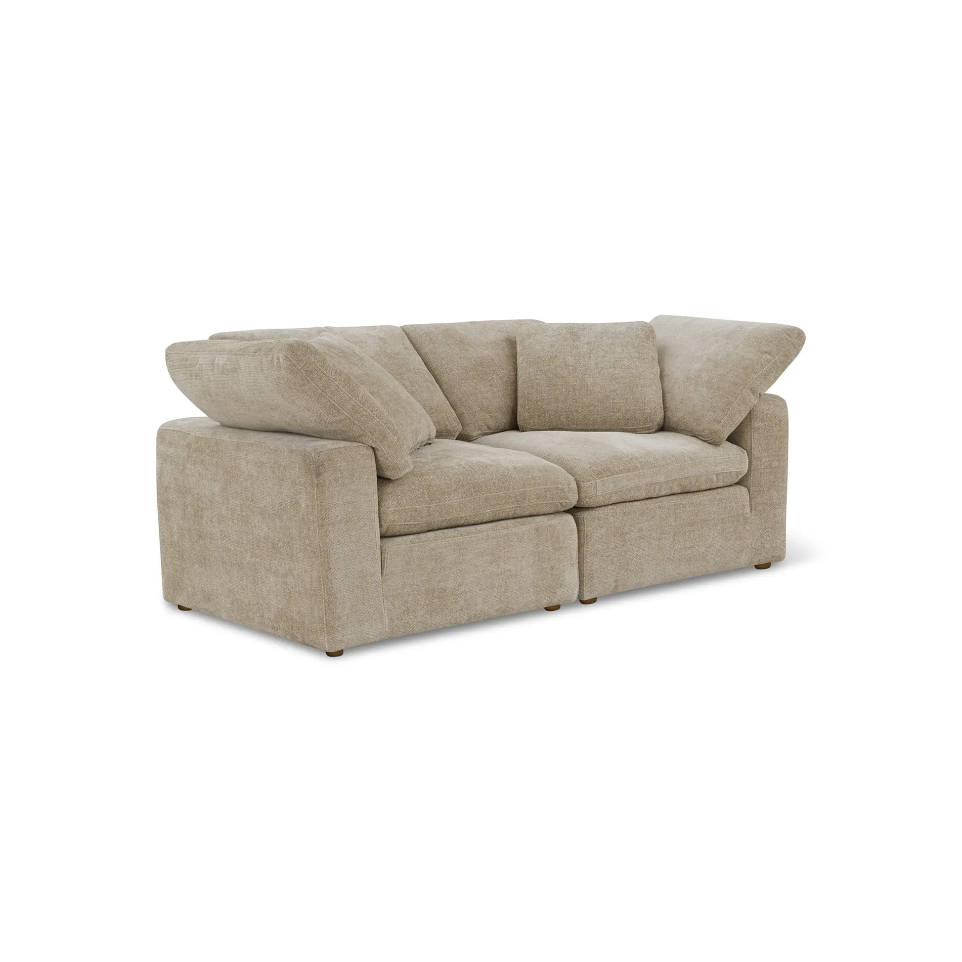 Sofatica® Modular 2-Seater Couch in Beige | Performance Fabric