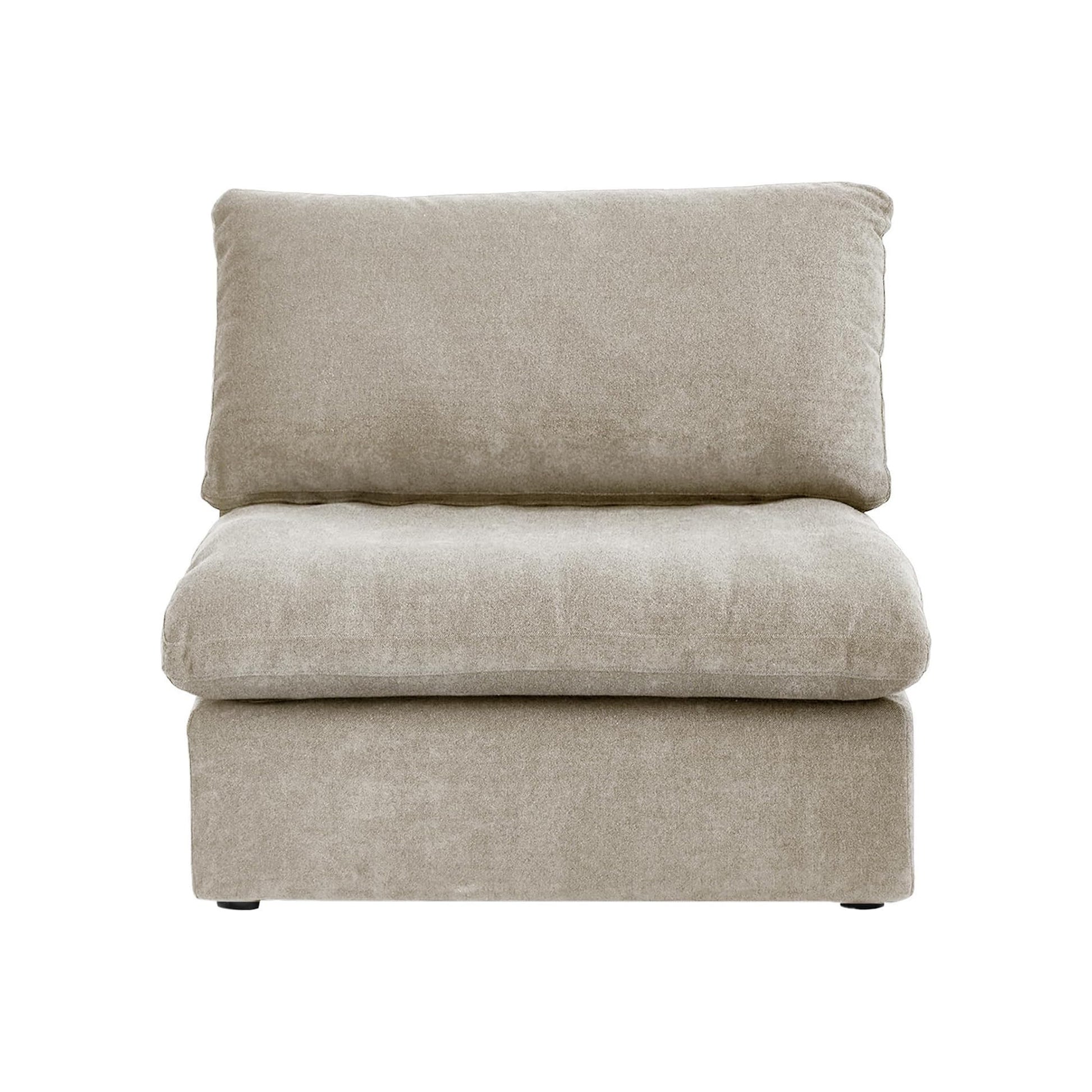 Sofatica® 4-Seater U-Sectional Couch in Beige | Performance Fabric