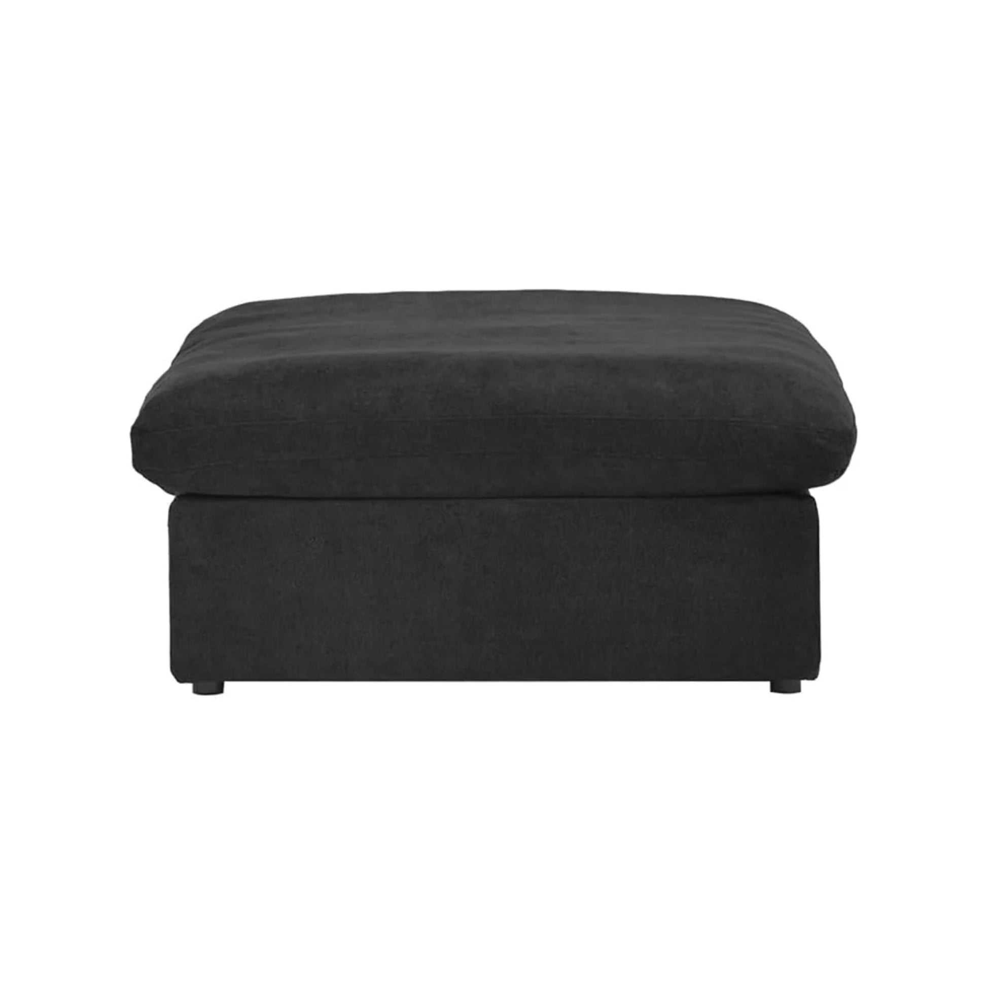 Sofatica® 3-Seater L-Sectional Couch in Black | Performance Fabric